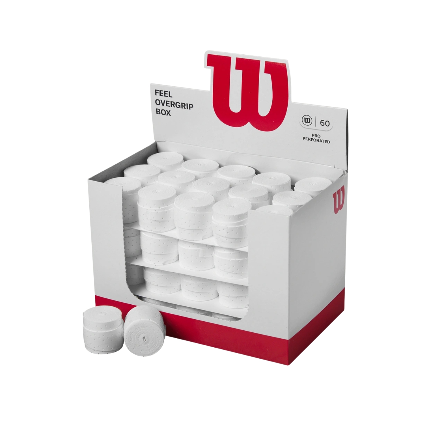 WILSON PRO OVERGRIP PERFORADO BLANCO CAJA 60